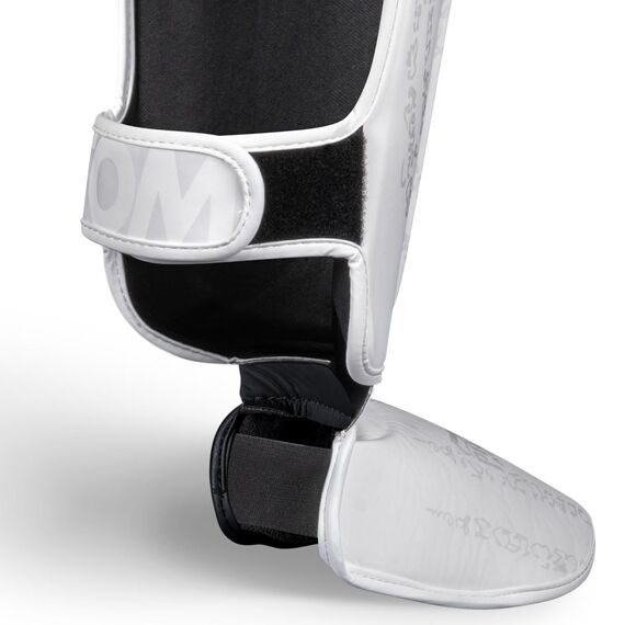 Protège-tibias Phantom Muay Thai – Blanc – S/M, Taille: S/M, Couleur: Blanc, 5 image