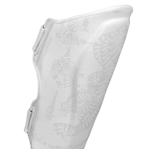 Protège-tibias Phantom Muay Thai – Blanc – S/M, Taille: S/M, Couleur: Blanc, 7 image