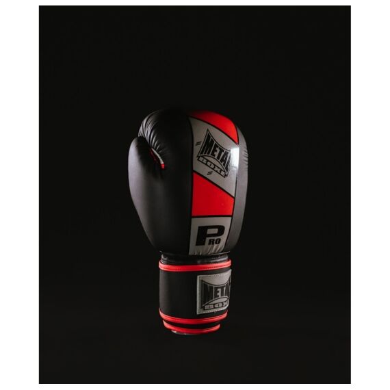 Metal Boxe Gant Competition Velcro Pro Noir 10 oz, Couleur: Noir, oz: 10oz, 2 image