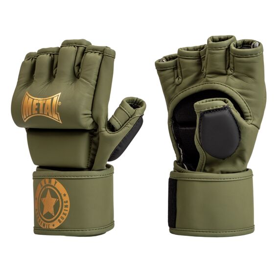 MMA-Handschuhe Interceptor Pro Training, Farbe: Khaki, Grösse : S