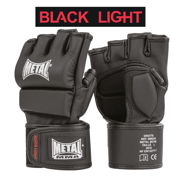 MMA Interceptor Pro Training gloves, Colour: Schwarz, Size: L, 2 image