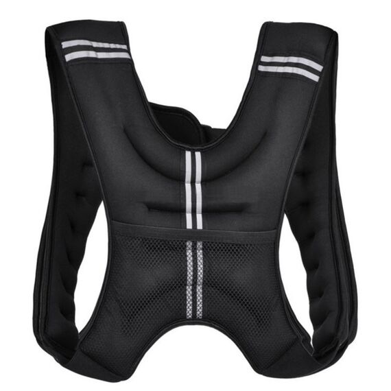 Metal Boxe Gilet Leste 8Kg, Couleur: Noir