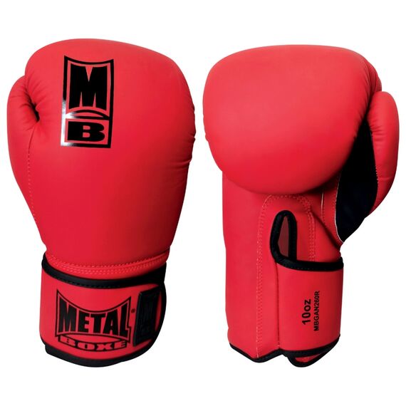 Gants de Boxe entrainement, Couleur: Rouge, oz: 14oz