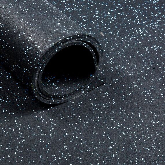 Sol caoutchouc en rouleau "Sportsflooring Rolls Five" 10x1.25m Stockz | Bleu 1000x125x0.6 CM, 3 image