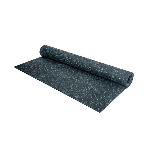 Sol caoutchouc en rouleau "Sportsflooring Rolls Five" 10x1.25m Stockz | Bleu 1000x125x0.6 CM