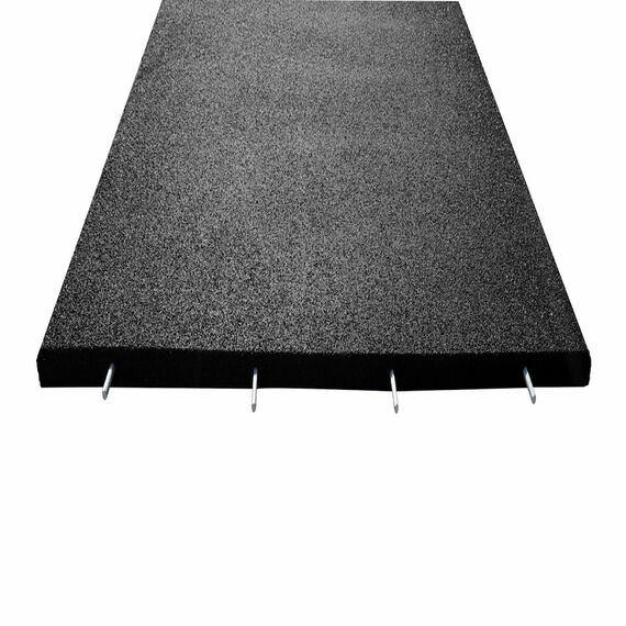 Sol extérieur en caoutchouc "Outdoor Tiles Black" 100x100cm Stockz | 100x100x4.3 CM, 5 image