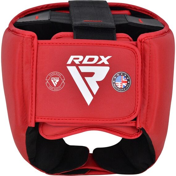 RDX Kopfschutz für Amateurwettkämpfe im Boxen, Bekleidungsgrösse: XL, Farbe: Rot, 4 image