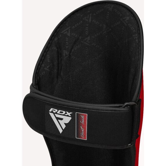 Shin Guards RDX T1 – Red/White – M, Size: M, Colour: Rot, 2 image