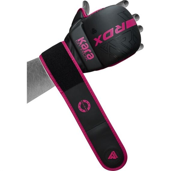 MMA Sparringhandschuhe RDX F6 KARA – Pink – XS/S, Bekleidungsgrösse: XS/S, Farbe: Schwarz, 6 image