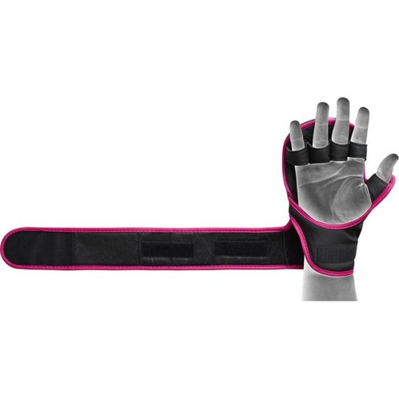 MMA Sparringhandschuhe RDX F6 KARA – Pink – XS/S, Bekleidungsgrösse: XS/S, Farbe: Schwarz, 7 image