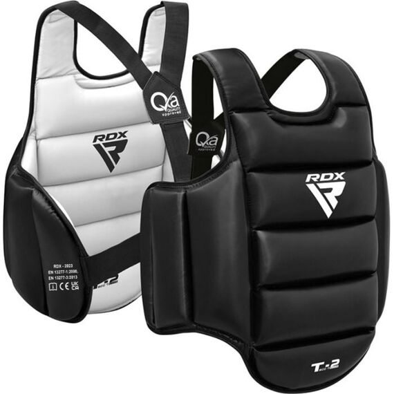Semi contact chest guard SCC-T2, Taglia: S/M, Colore: Nero