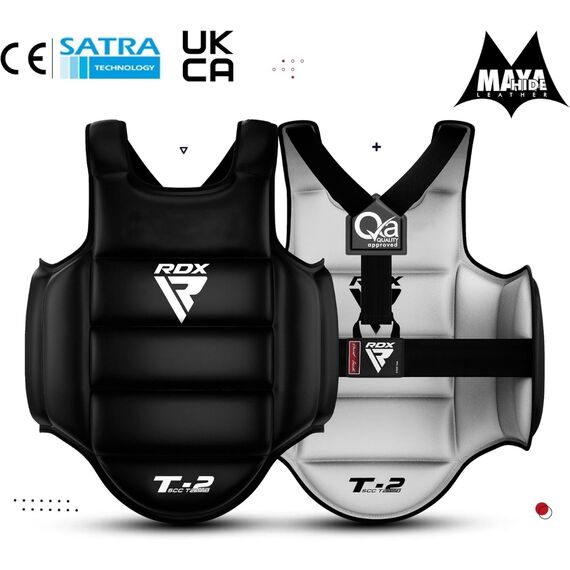 Semi contact chest guard SCC-T2, Taglia: S/M, Colore: Nero, 7 image