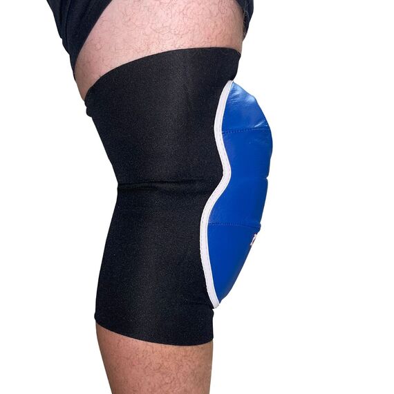 Genouillères Combat Sports Pro, Taille: L/XL, Couleur: Bleu, 4 image