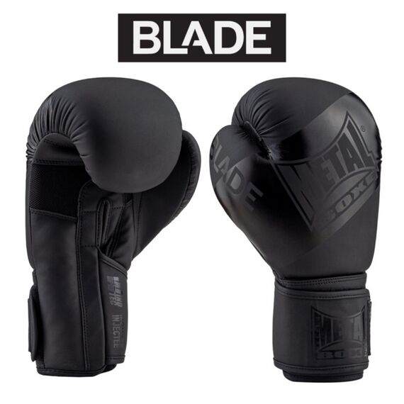 Gants de boxe Metal Boxe Blade Black Is Black 10 oz, Couleur: Noir, oz: 10oz, 2 image