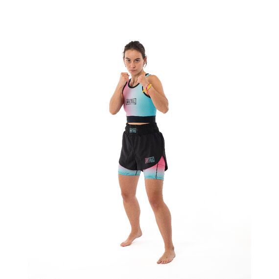 Sport BH Damen Metal Boxe Miami Vibe L, Bekleidungsgrösse: L, Farbe: Rosa, 4 image
