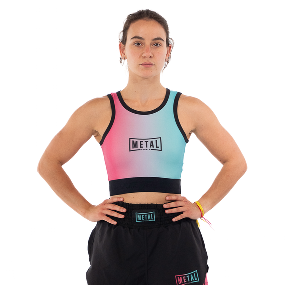 Brassière femme Metal Boxe Miami Vibe M, Taille: M, Couleur: Rose