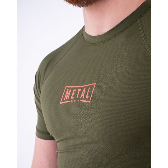 Rashguard Metal Boxe Performance Olive M, Bekleidungsgrösse: M, Farbe: Khaki, 6 image