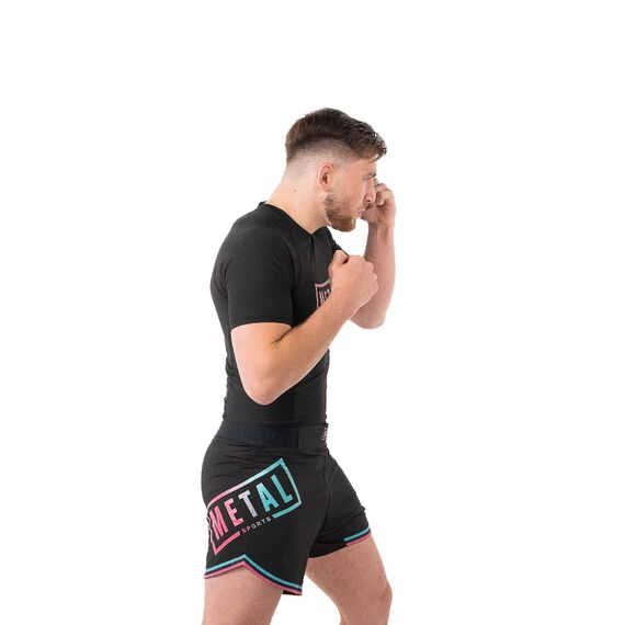 Rashguard Metal Boxe Performance Miami Vibe L, Taille: L, Couleur: Noir, 3 image
