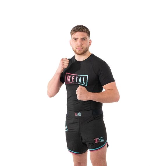 Rashguard Metal Boxe Performance Miami Vibe S, Size: S, Colour: Schwarz, 7 image