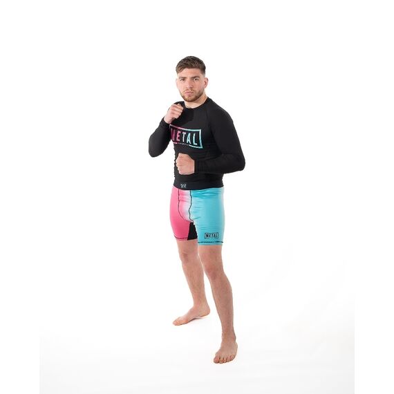 Short compression Metal Boxe Miami Vibe S, Taille: S, Couleur: Rose, 5 image