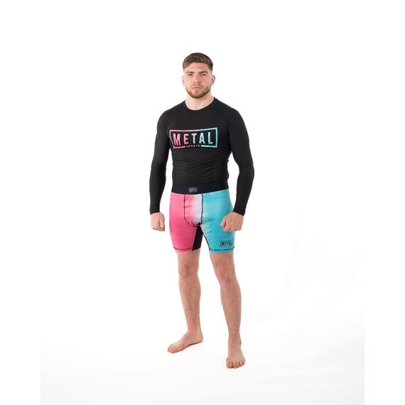 Short compression Metal Boxe Miami Vibe XXL, Taille: 2XL, Couleur: Rose, 2 image