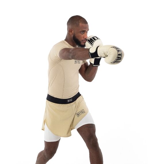 MMA Shorts 2-in-1 Metal Boxe Desert Storm S, Bekleidungsgrösse: S, Farbe: Beige, 2 image