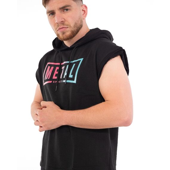 Hoodie sans manches Metal Boxe Miami Vibe XL, Taille: XL, Couleur: Noir, 4 image