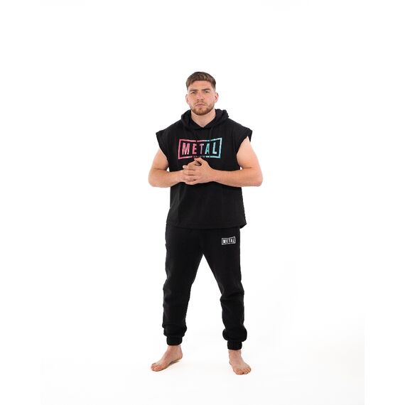Hoodie sans manches Metal Boxe Miami Vibe XS, Taille: XS, Couleur: Noir, 3 image