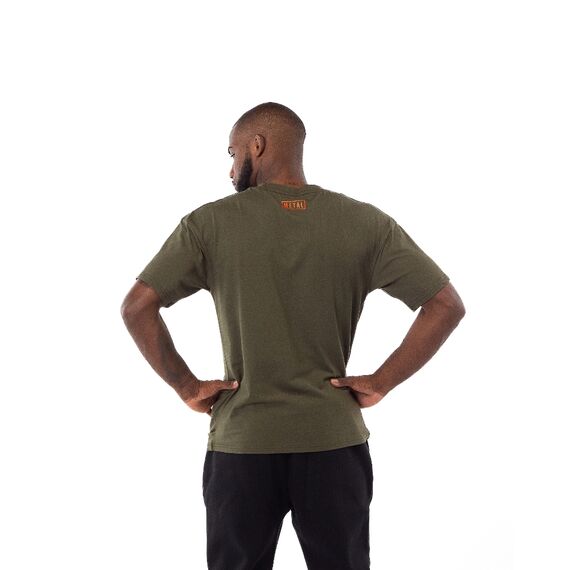 T-shirt Metal Boxe Olive XL, Taglia: XL, Colore: Khaki, 6 image