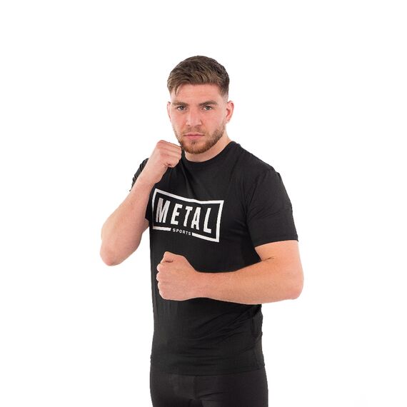 T-Shirt Training Metal Boxe Schwarz L, Bekleidungsgrösse: L, Farbe: Schwarz, 5 image