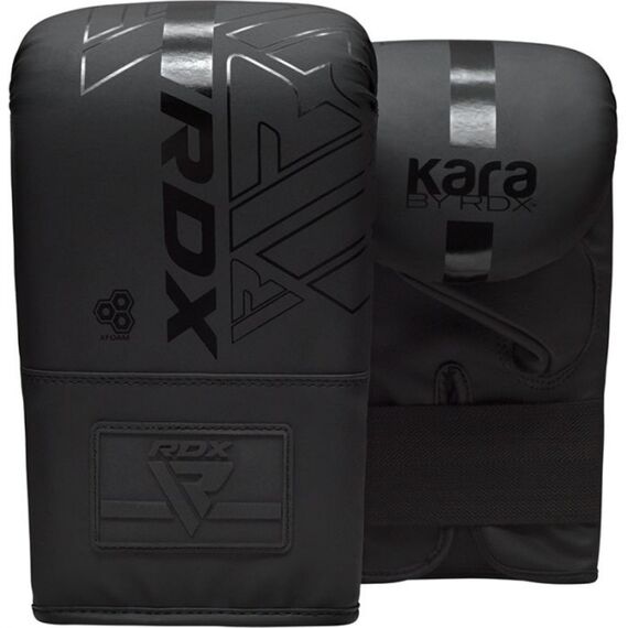 Gants de sac RDX F6 – Noir Mat – Entraînement Boxe, Couleur: Noir, oz: 4oz