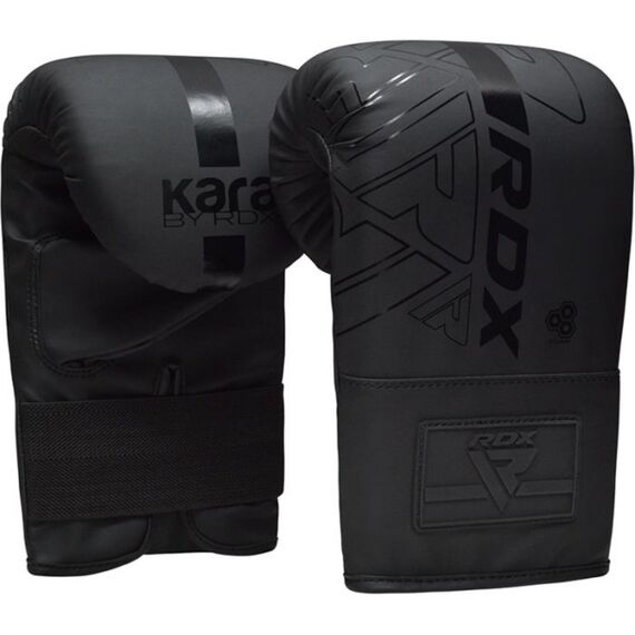 Gants de sac RDX F6 – Noir Mat – Entraînement Boxe, Couleur: Noir, oz: 4oz, 2 image