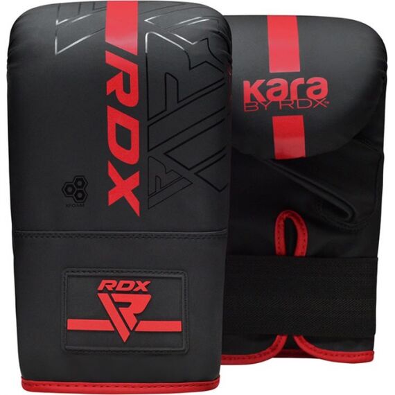 RDX F6 Boxsack Handschuhe – Rot Matt – Training, Farbe: Rot, OZ: 4oz