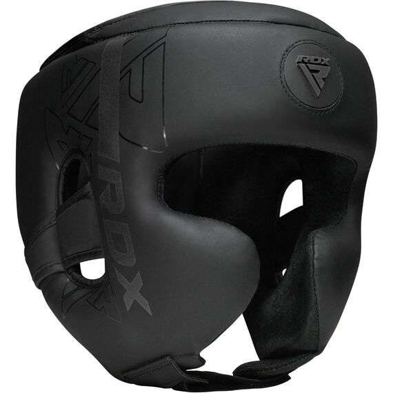 Boxing Head Guard F6 KARA – Matte Black – S, Size: S, Colour: Schwarz