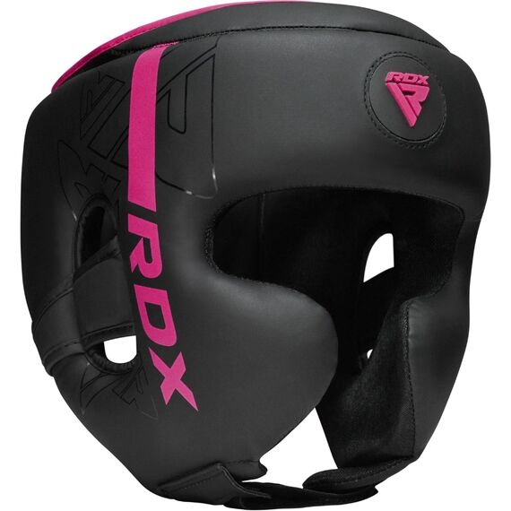 Boxhelm F6 KARA – Mattrosa – M, Bekleidungsgrösse: M, Farbe: Schwarz