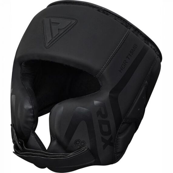 Boxing Head Guard T15 – Matte Black – S, Size: S, Colour: Schwarz, 3 image