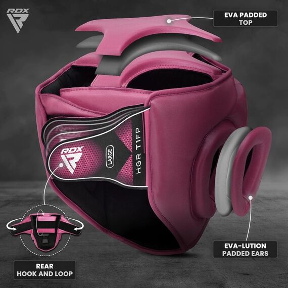 Casque de boxe à grille amovible T1 – Rose – XL, Taille: XL, Couleur: Pink, 7 image
