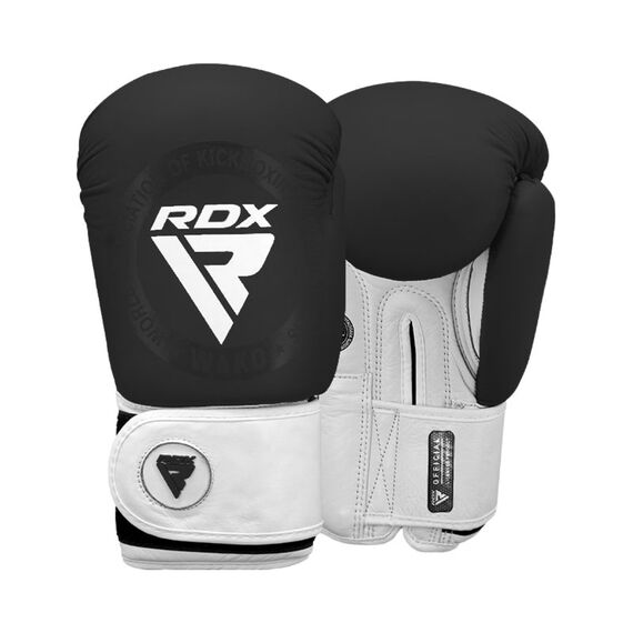 Gants de boxe RDX T1 WAKO Noir 18oz — Outlet Défaut Cosmétique, Couleur: Noir, oz: 18oz