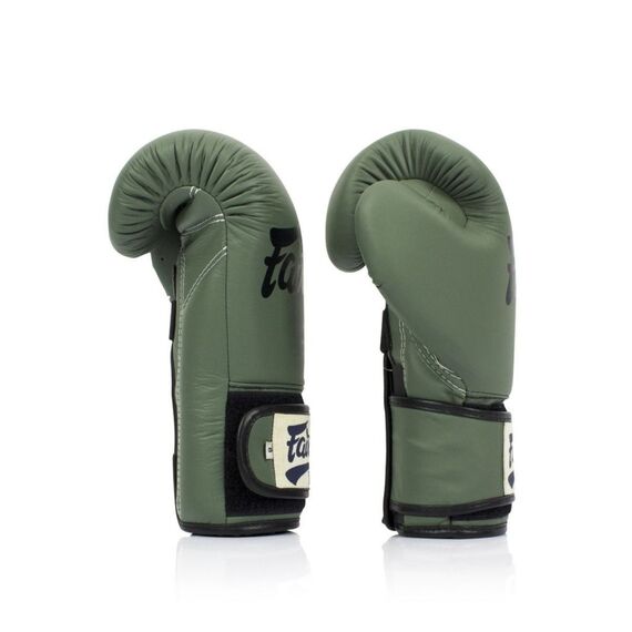 Boxhandschuhe Fairtex BGV11 – F-Day Limitierte Edition – Grün – 14 oz, Farbe: Khaki, OZ: 14oz, 3 image
