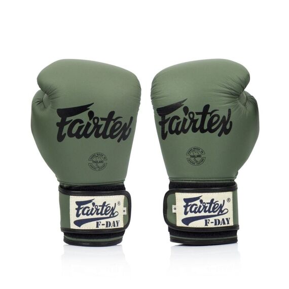 Boxing Gloves Fairtex BGV11 – F-Day Limited Edition – Green – 16 oz, Couleur: Kaki, oz: 16oz, 2 image