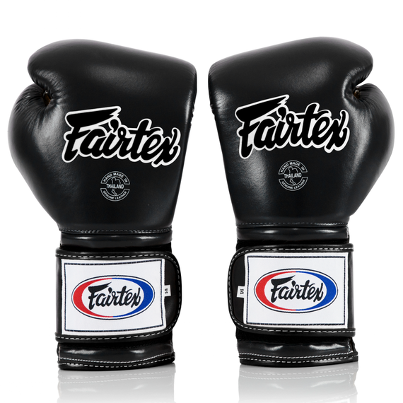 Boxhandschuhe Fairtex BGV9 – Heavy Hitter Mexican Style – Schwarz – 18 oz, Farbe: Schwarz, OZ: 18oz, 4 image
