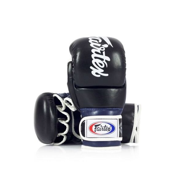 Gants de MMA Fairtex FGV18 – Hybrid Super Sparring – Noir – S, Taille: S, Couleur: Noir