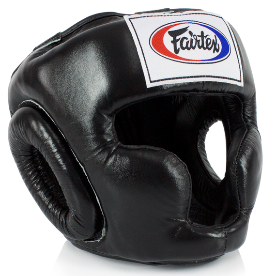 Casque de boxe Fairtex HG3 – Couverture intégrale – Noir – S, Taille: S, Couleur: Noir