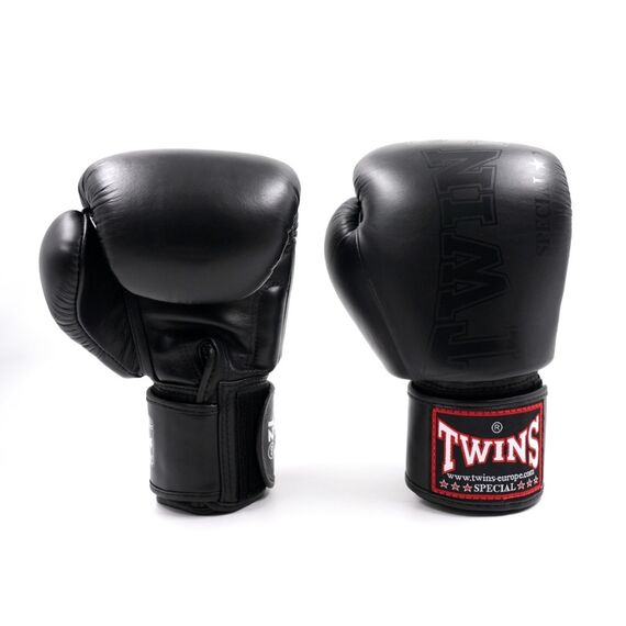 Guantoni da boxe Twins Nero/Nero – 10oz, Colore: Nero, OZ: 10oz