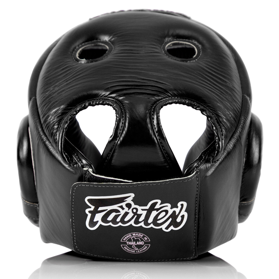 Casque de boxe Fairtex HG6 – Style Compétition – Noir – L, Taille: L, Couleur: Noir, 4 image