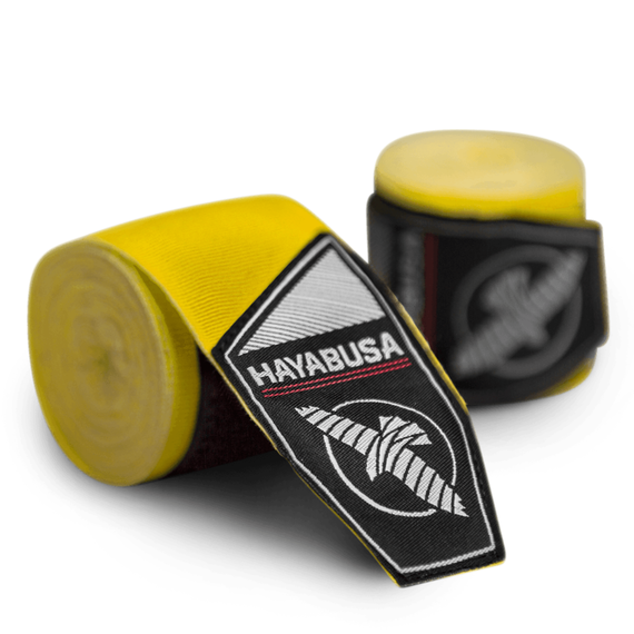 Bendaggi Stretch Hayabusa Perfect Giallo 457cm, Colore: Giallo, Lunghezza: 4.5m