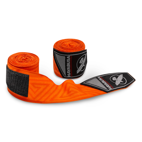 Hand Wraps Hayabusa Perfect Orange Maze Stretch 457cm, Colour: Orange, Length: 4.5m, 3 image
