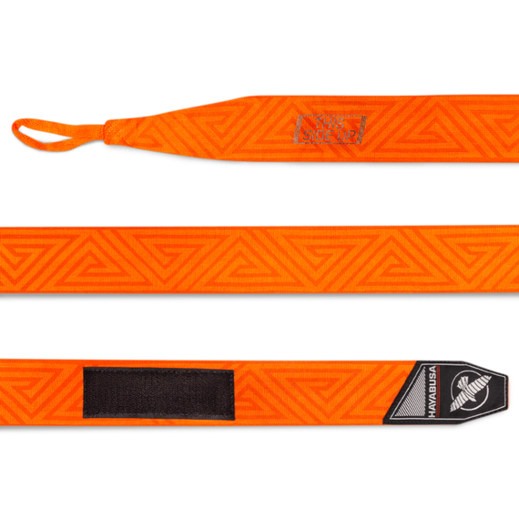 Hand Wraps Hayabusa Perfect Orange Maze Stretch 457cm, Colour: Orange, Length: 4.5m, 2 image