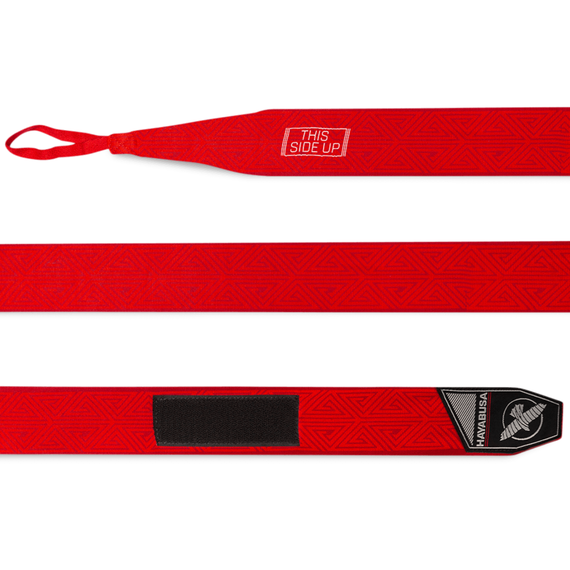 Bandages stretch Hayabusa Perfect Rouge Tribal 457cm, Couleur: Rouge, Longueur: 4.5m, 2 image