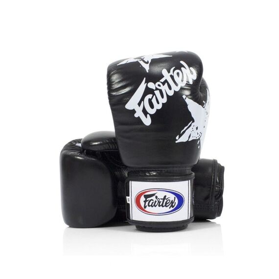 Boxhandschuhe Fairtex BGV1 – Nation Print – Schwarz – 12 oz, Farbe: Schwarz, OZ: 12oz
